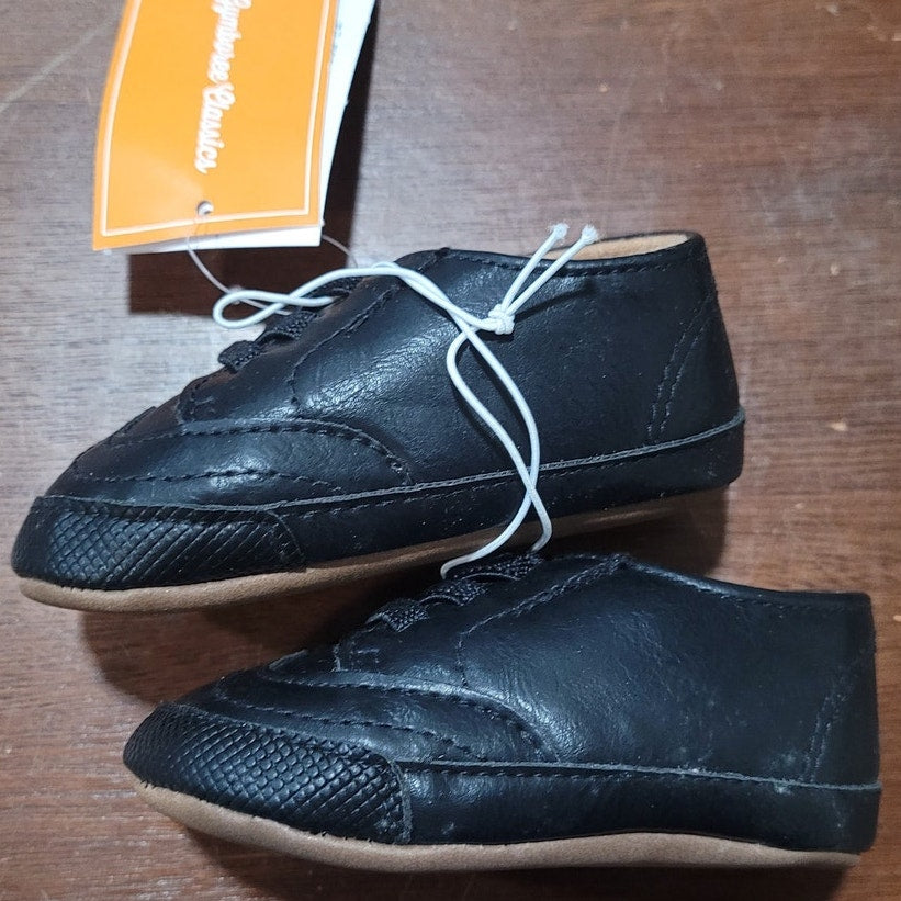 Gymboree Infant Black Slip-On Dress Shoe – Special Occasion, 3–6 Months