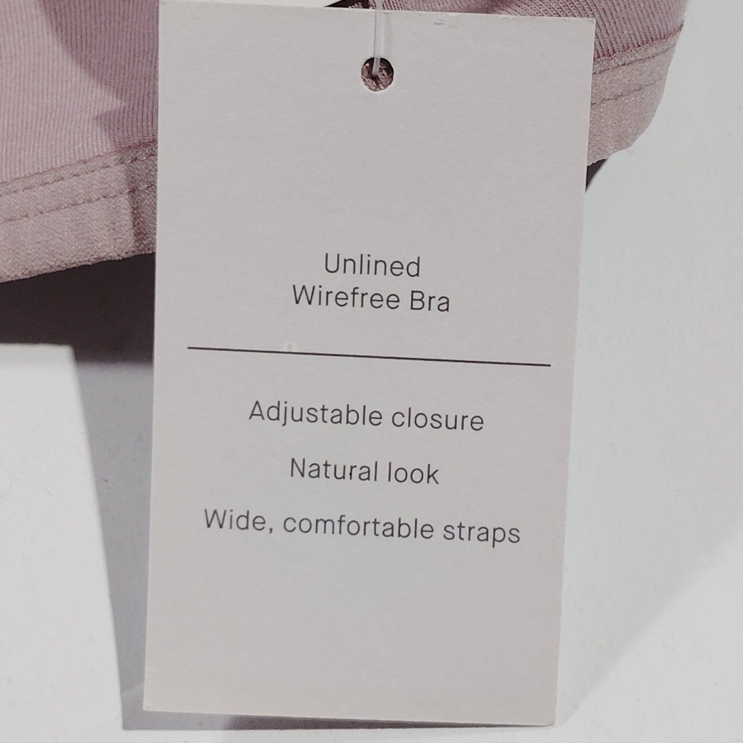 Auden Plus Size Wirefree Bra – Pink – 42DDD / 42F – Unlined – Women’s