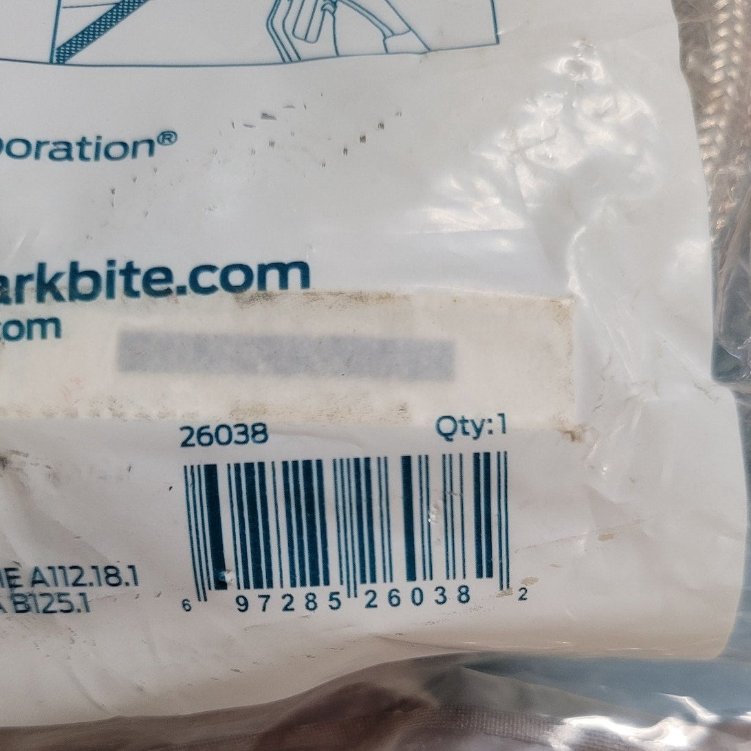 SharkBite 26038 1/2" x 1/4" x 10 ft Brass Push to Connect Ice Maker Install Kit