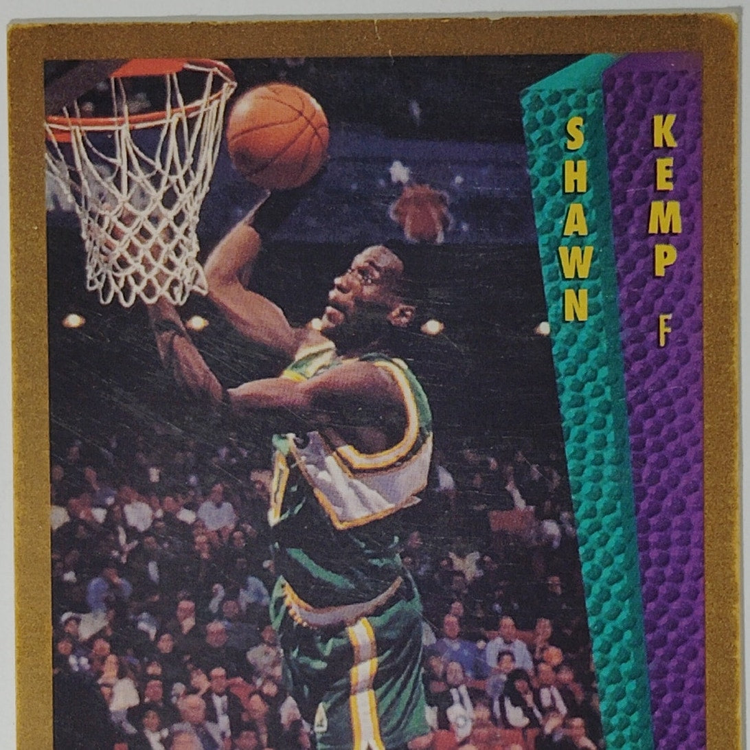 1992-93 Fleer Shawn Kemp #266 Seattle SuperSonics Slam Dunk Hall of Fame Player