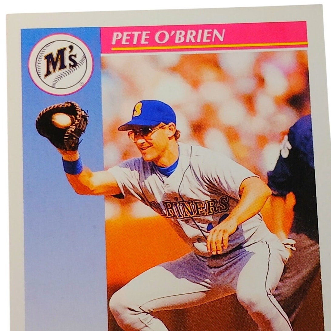 1992 Score Pete O’Brien #141 Seattle Mariners First Baseman MLB Baseball NM