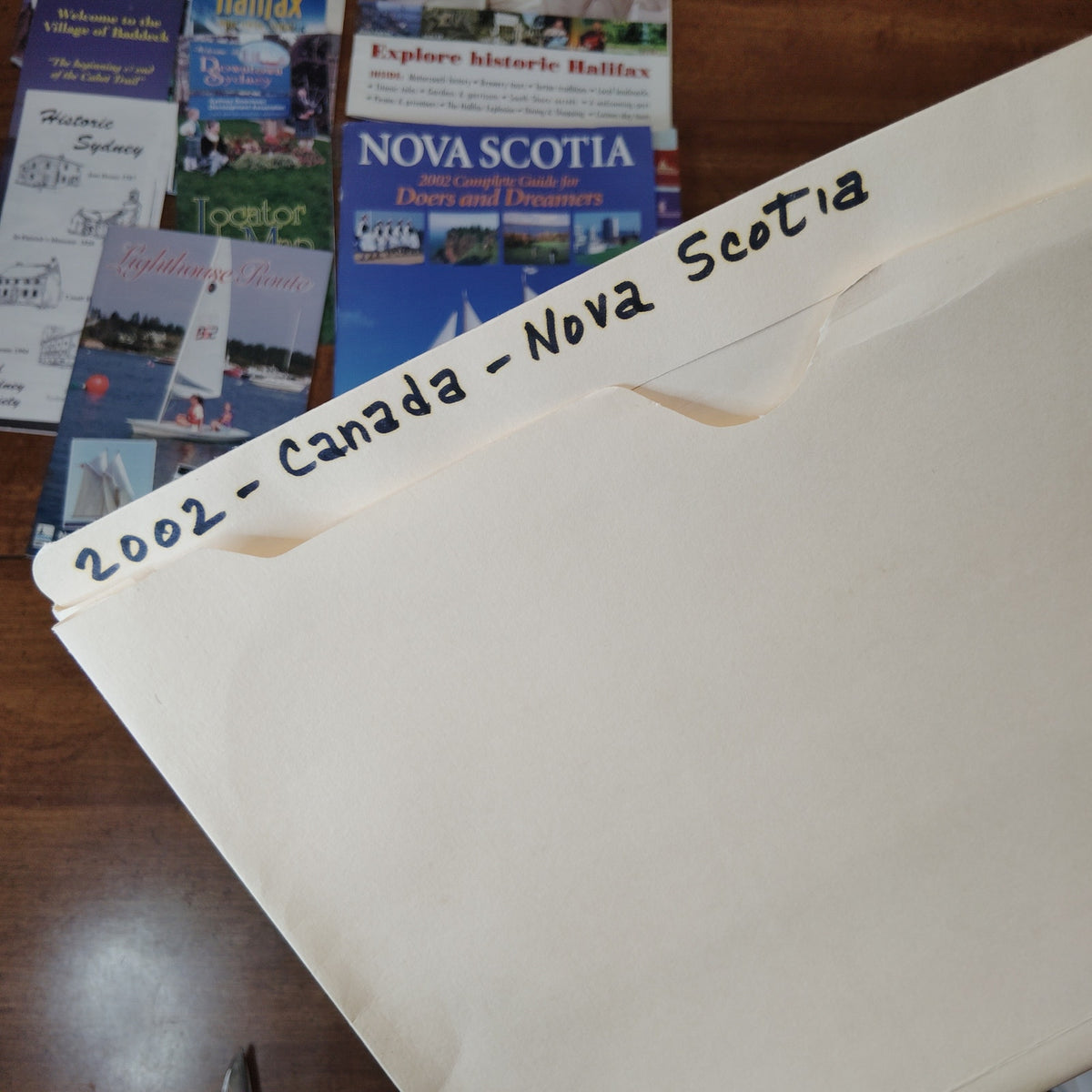 2002 Nova Scotia Canada Travel Guides & Ephemera Lot - Halifax Sydney Lighthouse