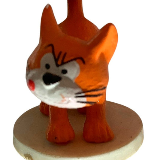 Smurfs Gargamel's Loyal Cat - Azrael Figure, Miniature Figure, 1-1/2"L x 1"H