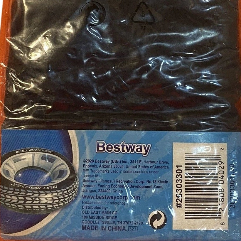 Bestway H2O GO! 30" Tire‑Style Swim Ring – Ages 3–6, Inflatable Pool Float