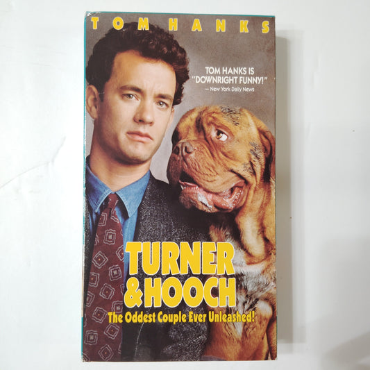 Turner & Hooch VHS 1996 Tom Hanks Mare Winningham Comedy