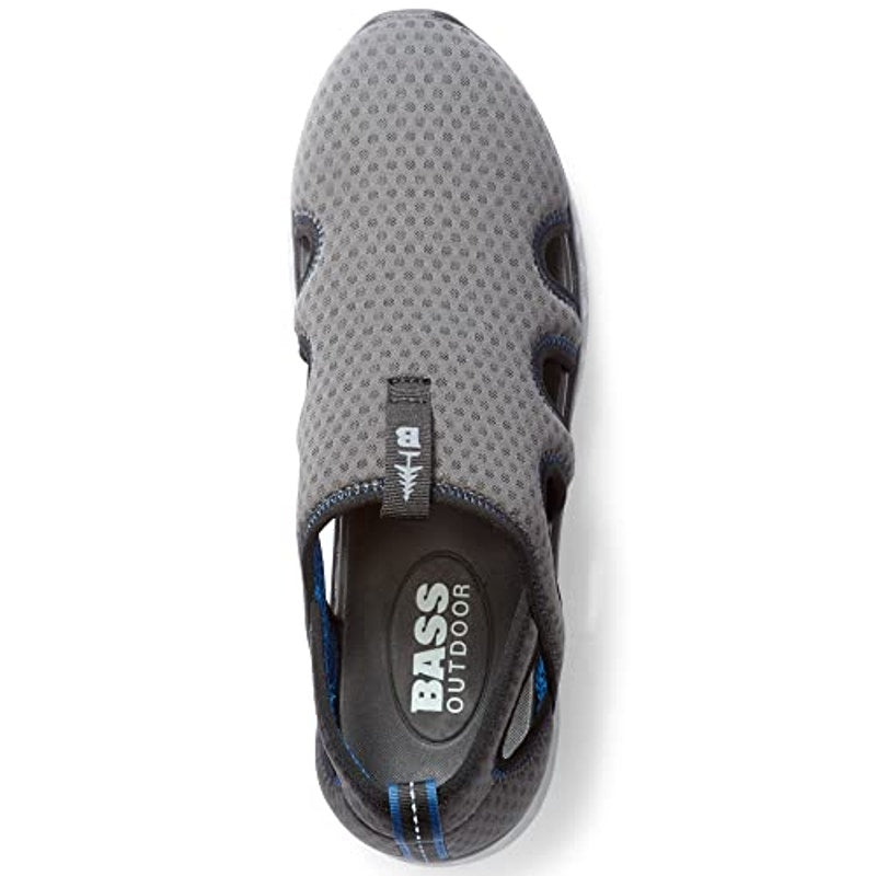 BASS OUTDOOR Men's HEX MESH Vent Hiking Shoe, Asphalt, 9.5 (LW Trail Grip, NIB)