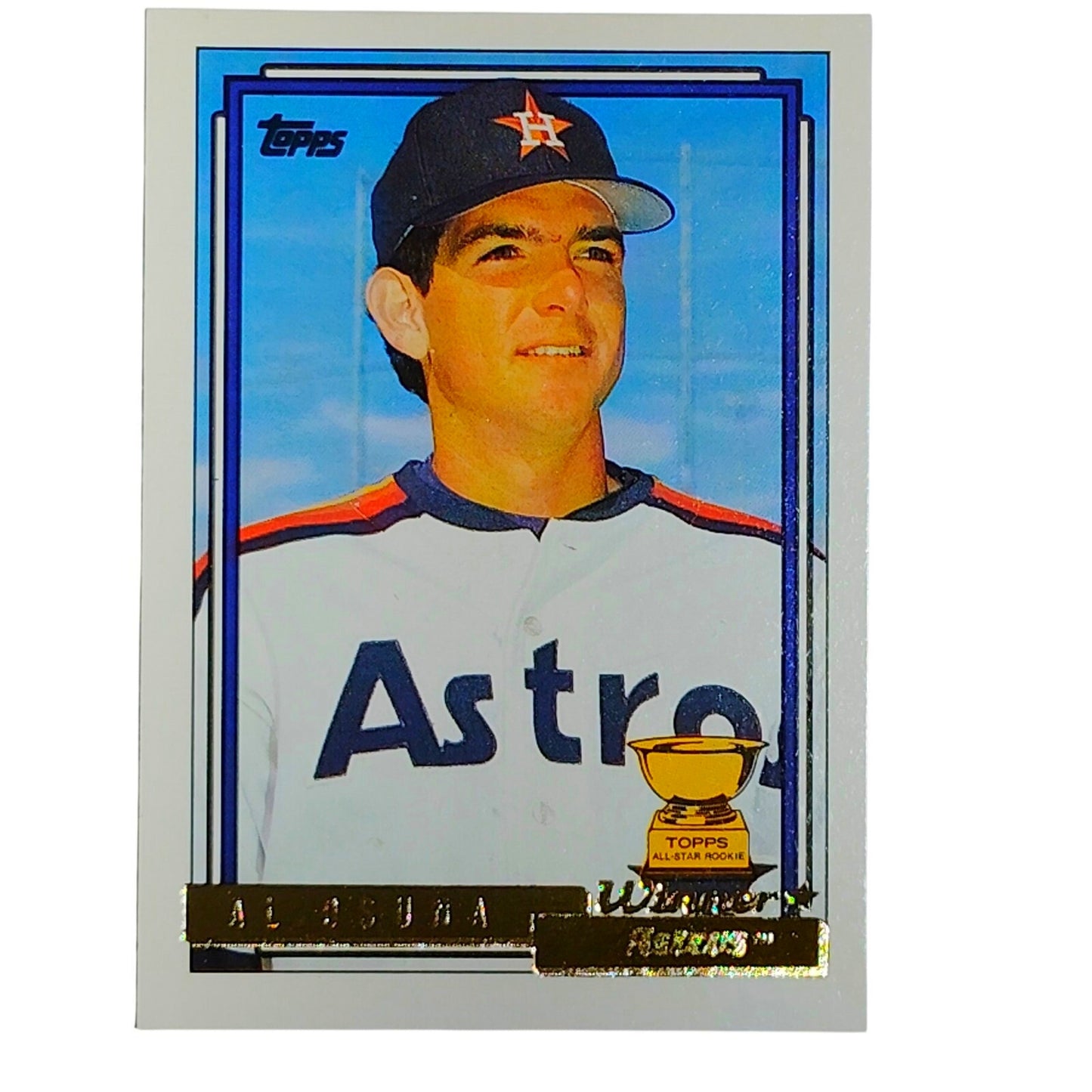 1993 Topps #614 Al Osuna Gold Foil Winner Houston Astros Pitcher - VG/EX