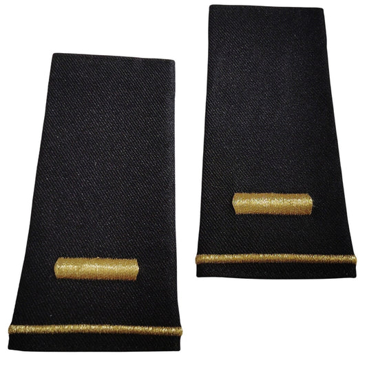U.S. Army 2LT O‑1 Officer Shoulder Marks Epaulets Novelty 3‑1/2" × 2‑1/4"