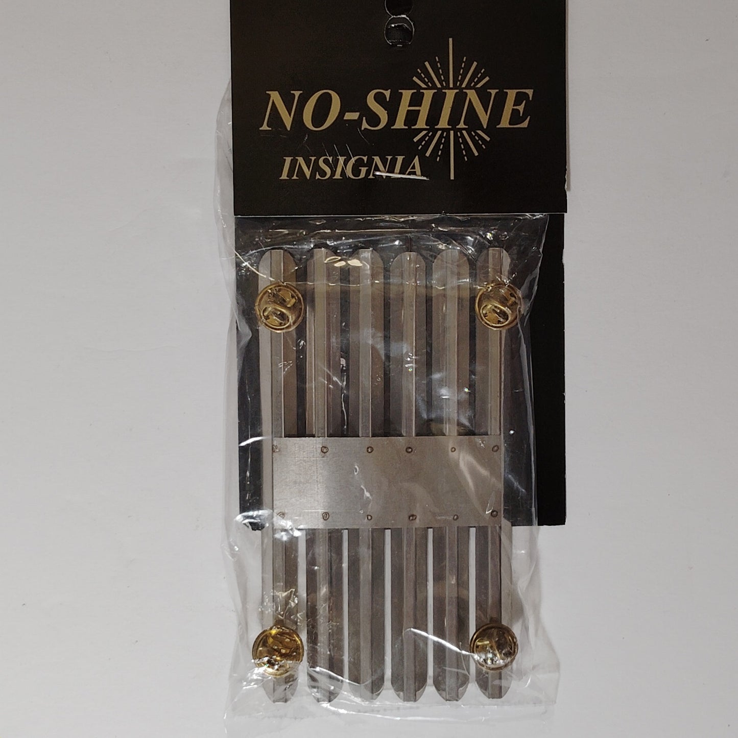 Mounting Rack Bar - 18 Ribbons (3/3/3/3/3/3 w/ No Gap)  No-Shine Insignia