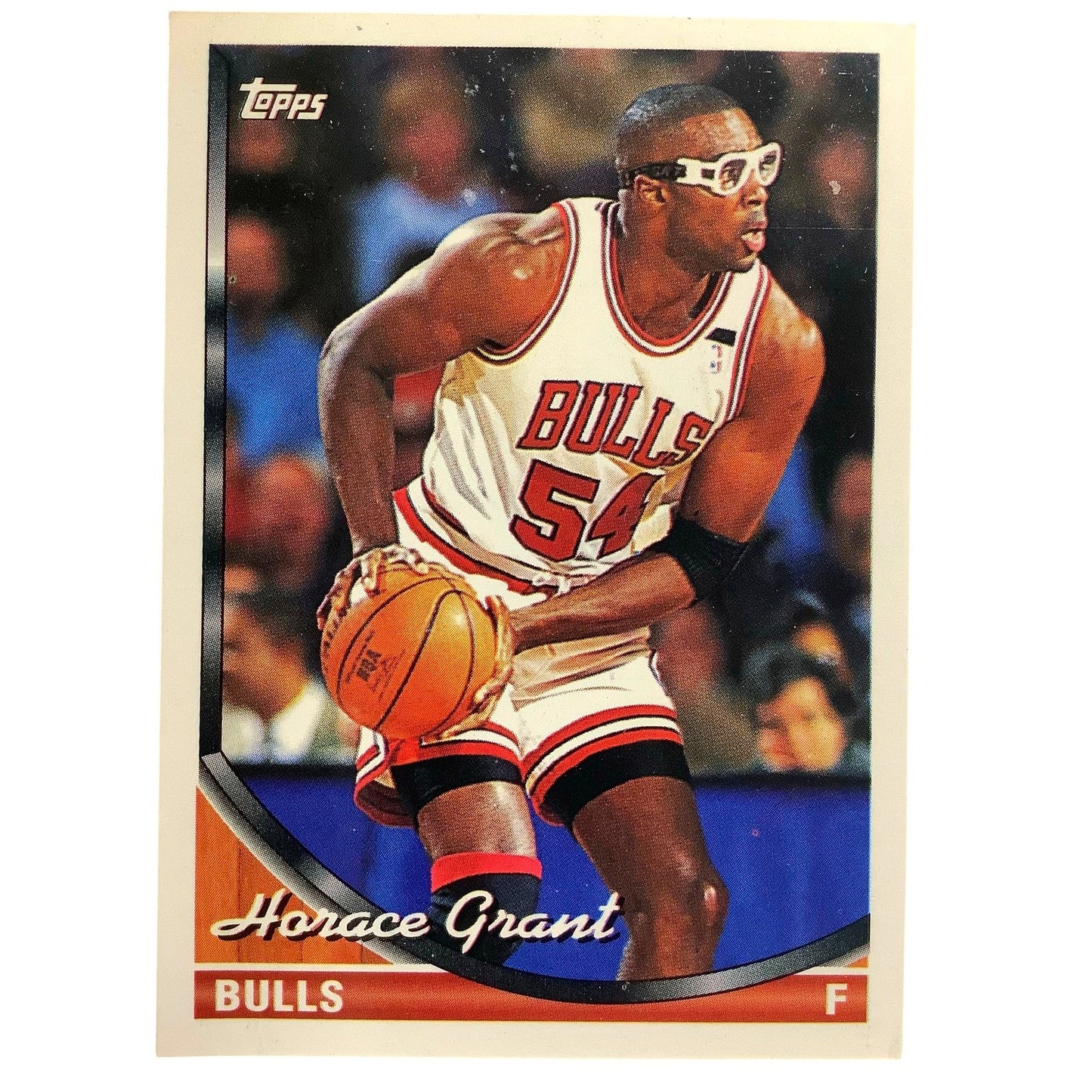 Horace Grant, Chicago Bulls, 1993 Topps Collector's Card 288, EXC