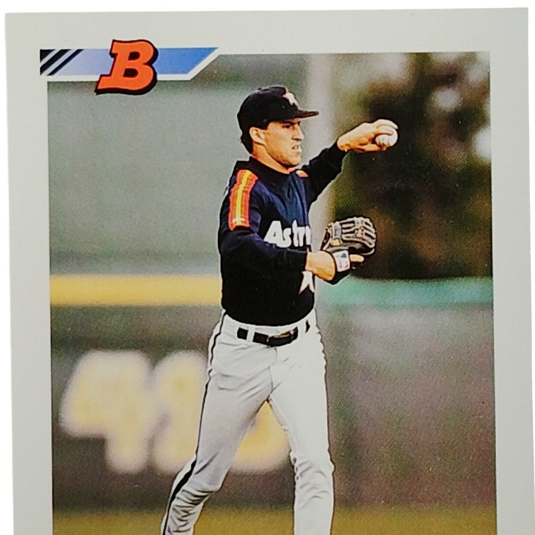 1992 Bowman #574 Steve Finley Houston Astros Outfielder - VG/EX