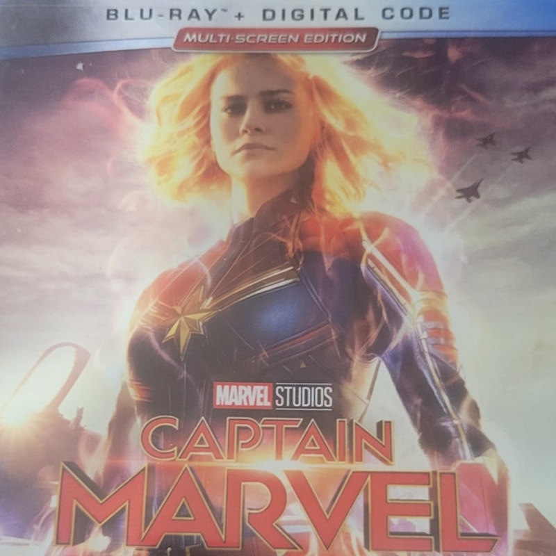 Captain Marvel Blu-ray 2019 Marvel Cinematic Universe Superhero Action Movie