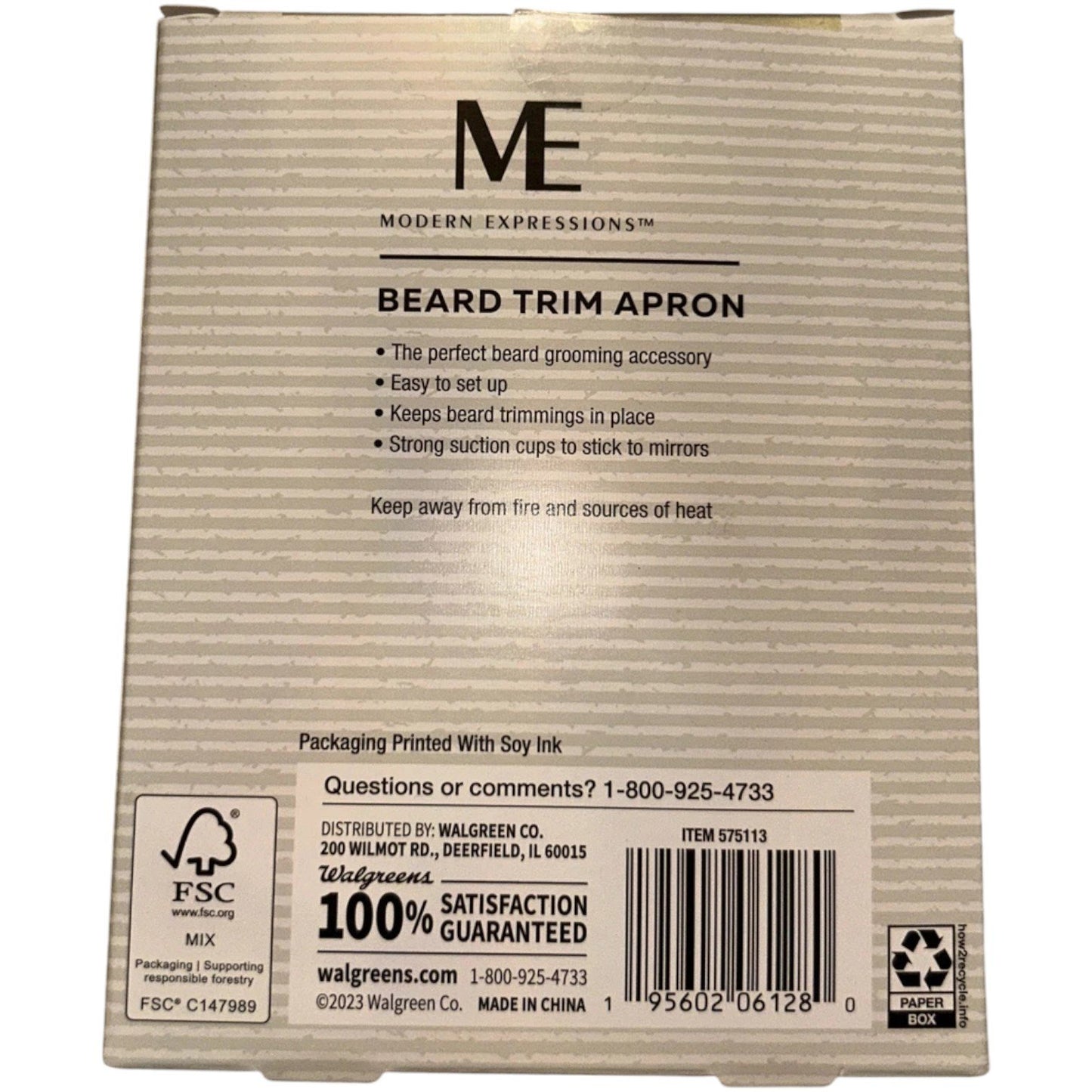 Beard Trim Apron – Grooming Catcher Cape with Neck Strap, Suction Cups & Carrier