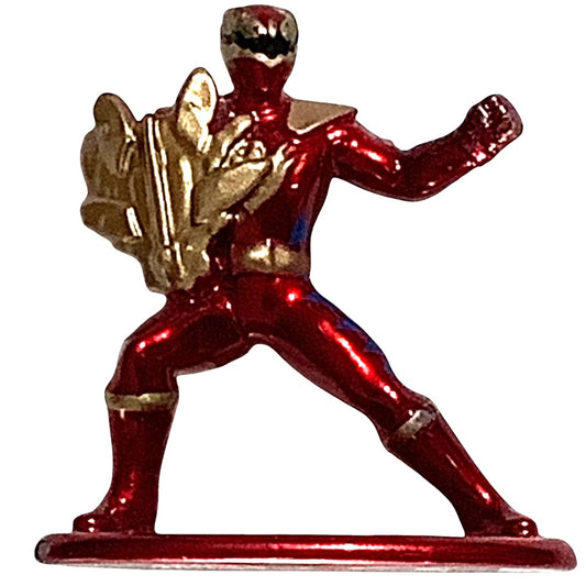 The Power Rangers 1.65" Die-cast Nano Metalfig, Red Psycho Ranger w/ Shield