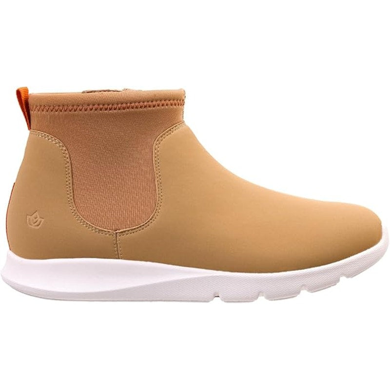 Spenco Women’s Paddock Chelsea Boot, Tan, Size 9.5, Neoprene Collar & Medial Zip