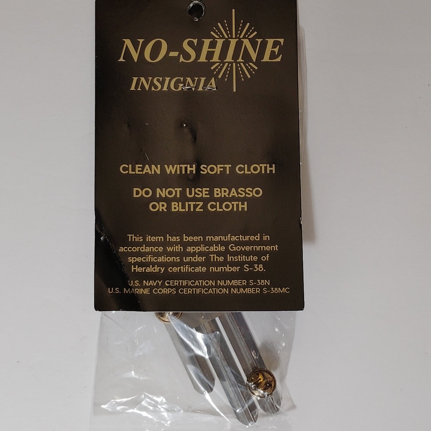 Mounting Rack, Bar for 8 Ribbons (3/3/2) Centered by No-Shine Insignia