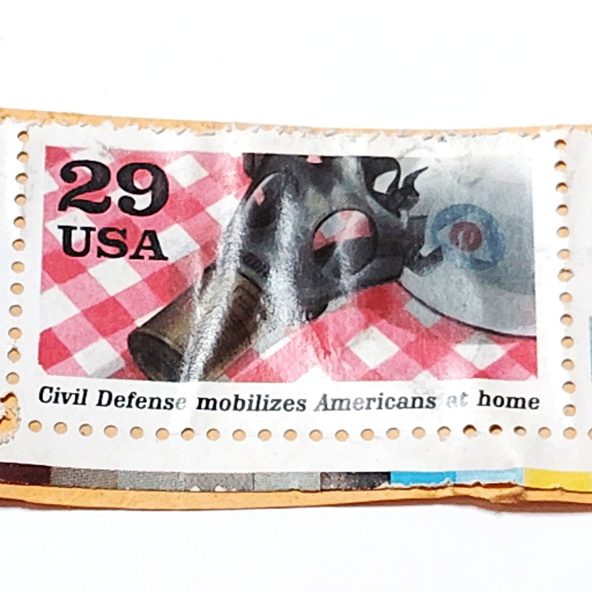 29 Cent USPS WWII Destroyer Reuben James Stamp Strip of 3 - Unused 1991 Issue