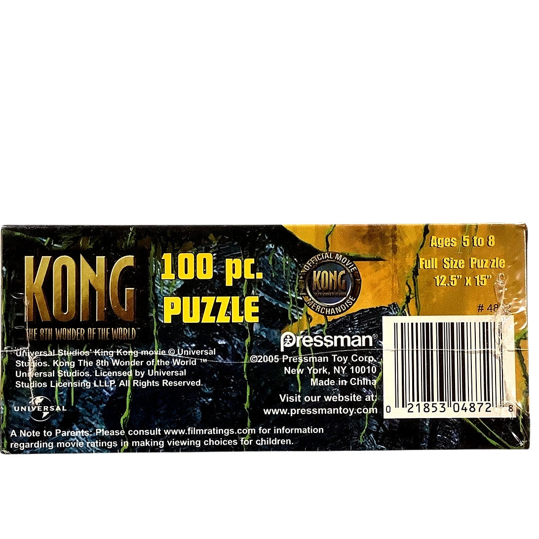 King Kong 100-Piece Puzzle 2005 NEW SEALED 8th Wonder Pressman 12.5" x 15” Mint