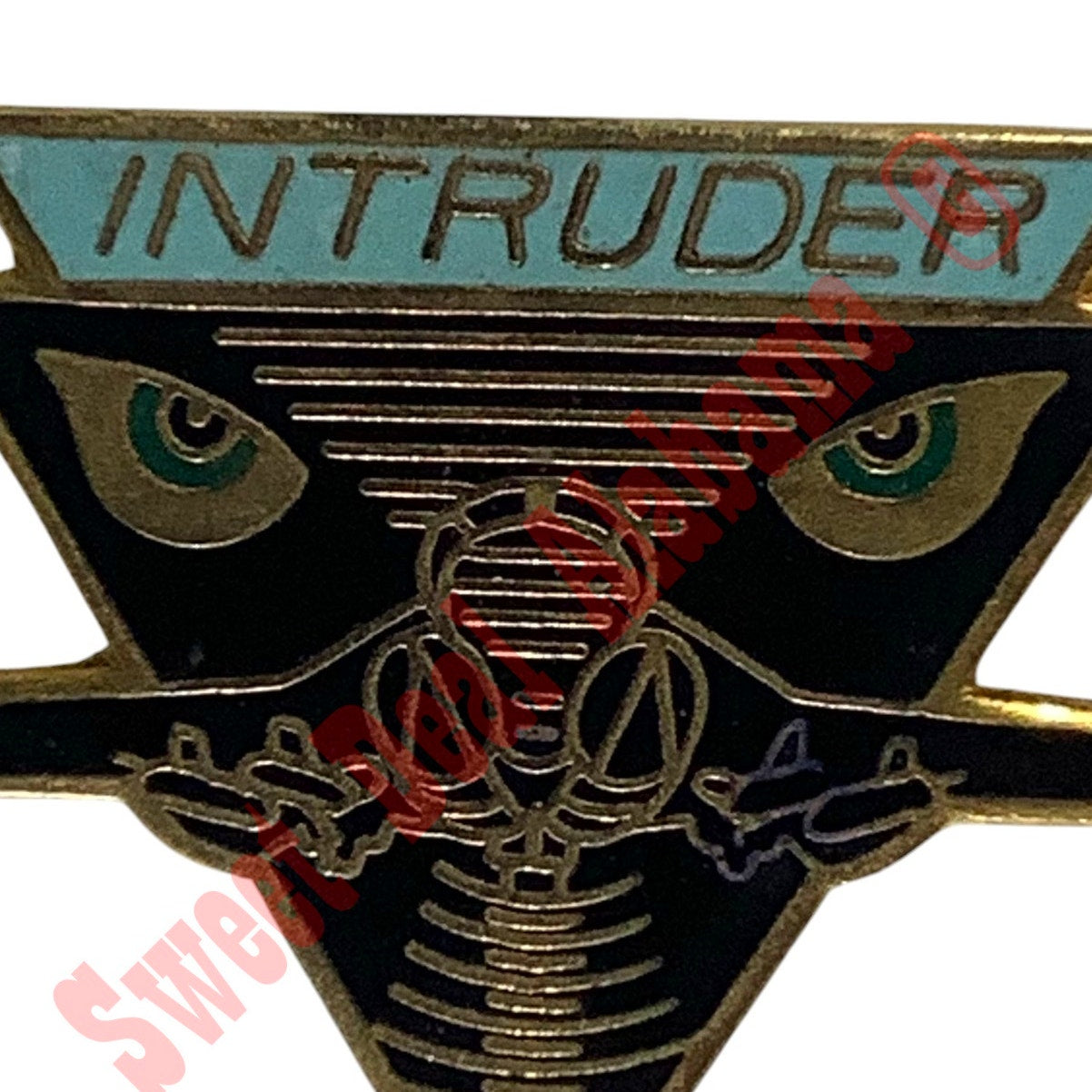 Navy and Marine Corps A-6 Intruder Hat, Lapel, or Tie Pin 1"H x 1"W