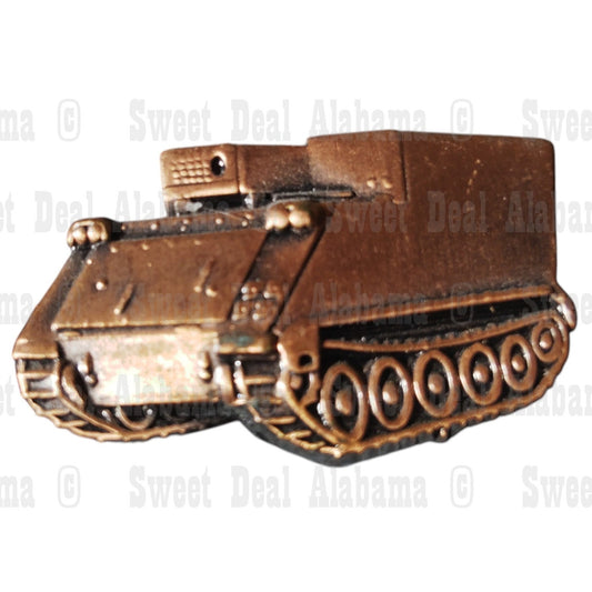 Armored Personnel Carrier (APC) M-113 Vehicle Hat, Lapel Pin 1-1/4"W x 3/4"H