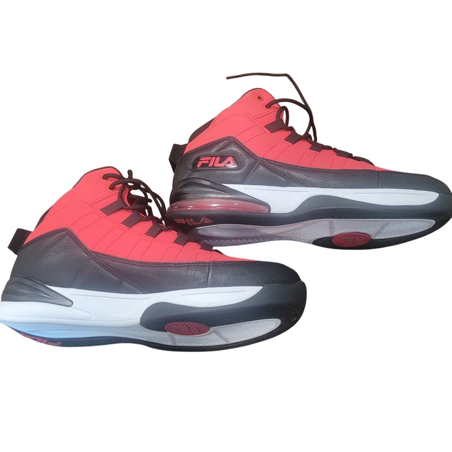 Fila Activisor Viz Men’s Athletic Shoes, Size 9.5 Red/Black, Lightweight Comfort