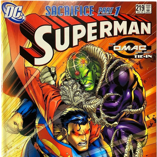 DC Comics, Superman #219, Sacrifice 1/4, Sept 2005, NM 9.4