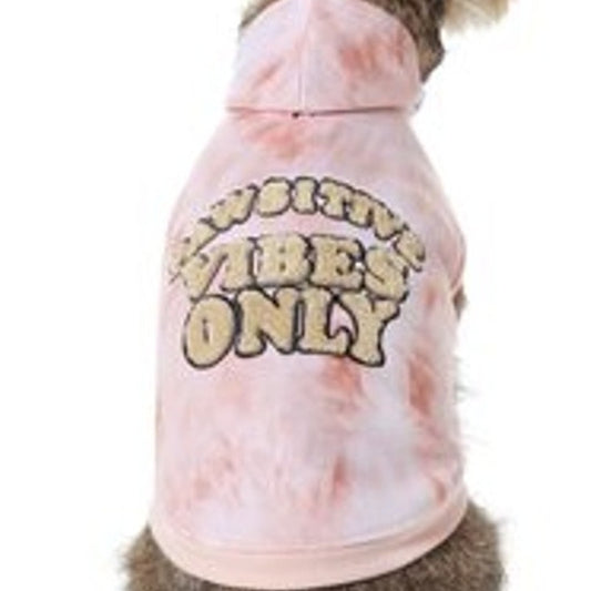 Frisco Pawsitive Vibes Only Dog & Cat Hoodie XX-Large Brushed Fleece Pullover