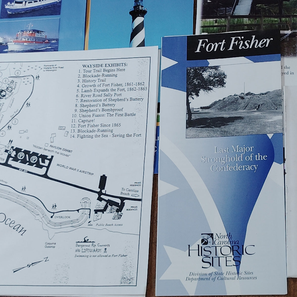 NC Lighthouses & Outer Banks Travel Ephemera Lot - Historical Memorabilia