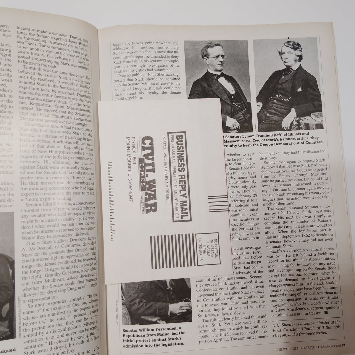 Civil War Times Illustrated August 1995 Magazine Secret Codes Missouri Battle