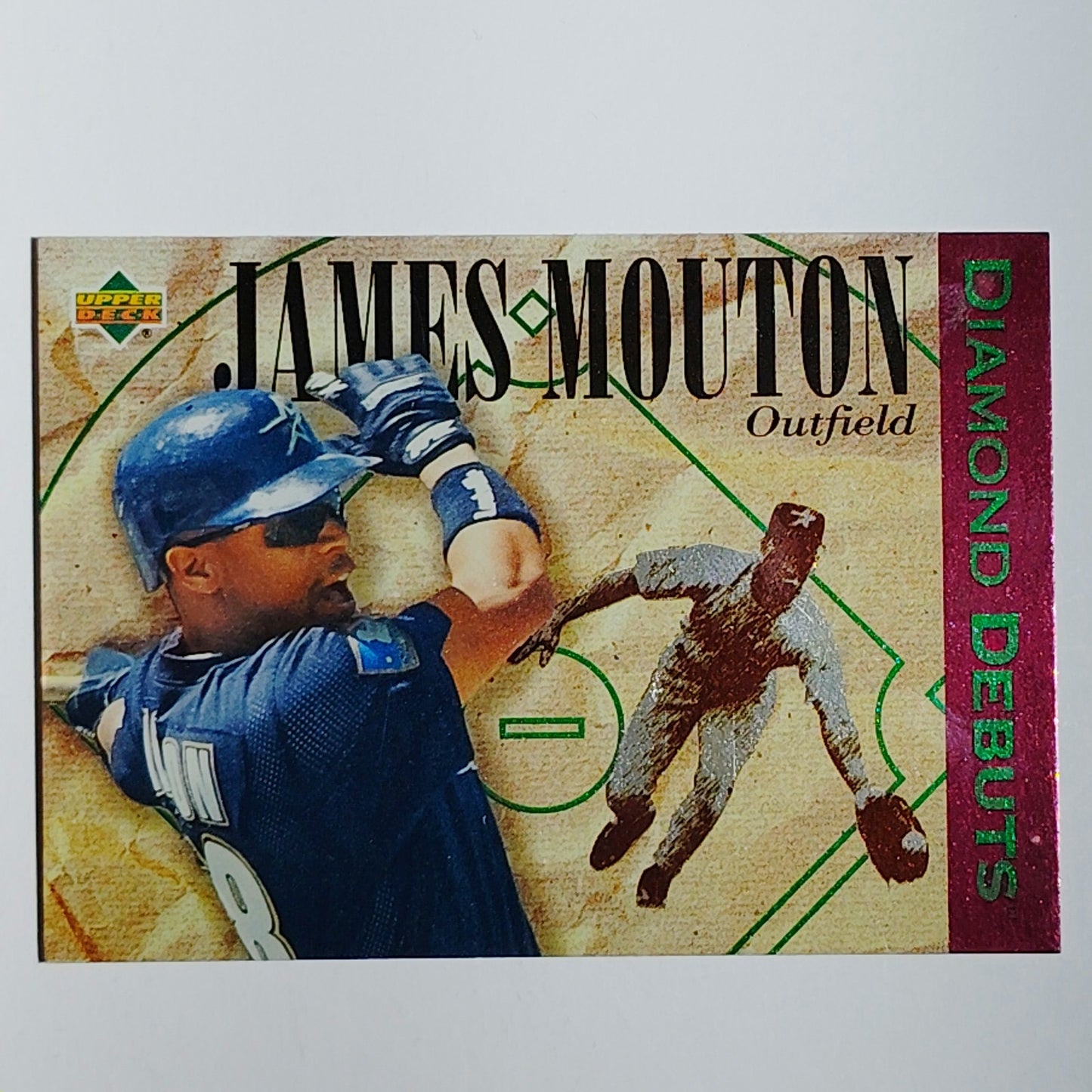 1994 Upper Deck James Mouton #518 Houston Astros Outfield Diamond Debuts - VG/EX