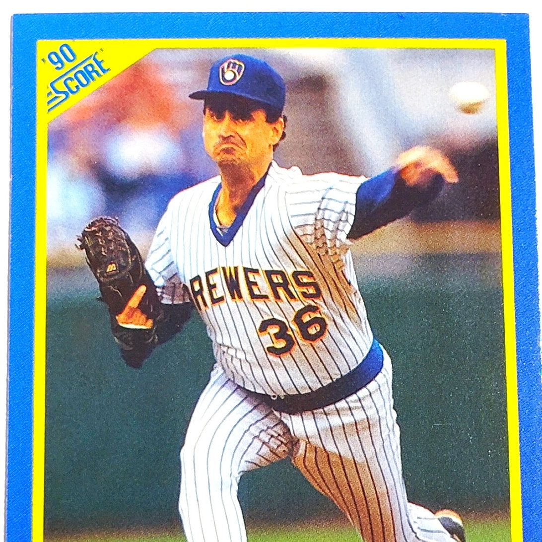 1990 Score Tony Fossas #567 Boston Red Sox Relief Pitcher MLB Baseball EX