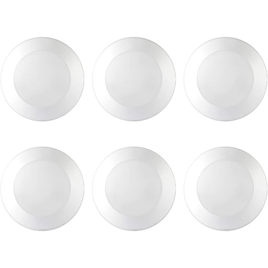 7.5" Flush6-PK Flush Mount LED Disk Light – 15W, 1000lm, CRI90, 5CCT – Fits 5/6" Can or 4" J-Box