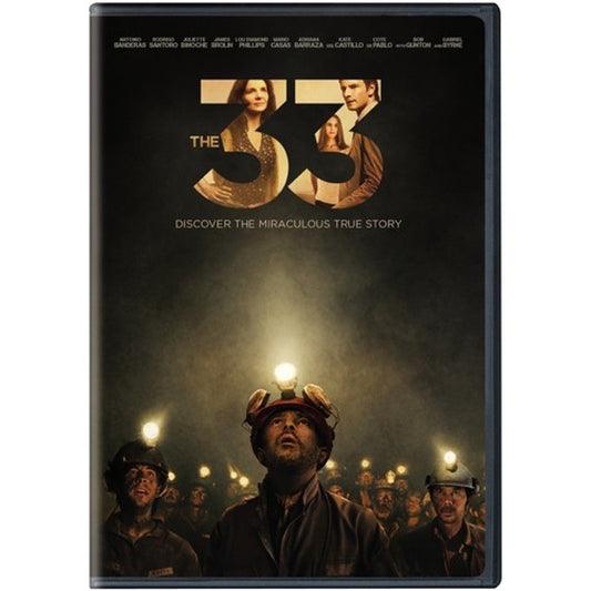 The 33 (DVD, 2015) – Drama Based on True Events A. Banderas & Juliette Binoche