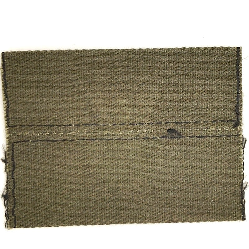 US Navy Petty Officer 1st Class E‑6 Subdued ODG Collar Device Patches - Sew‑On