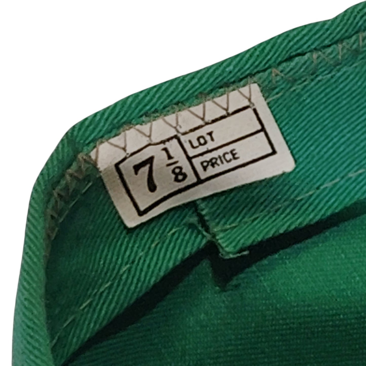 Vintage Bright Green Garrison Cap – Size 7-1/8, Untagged