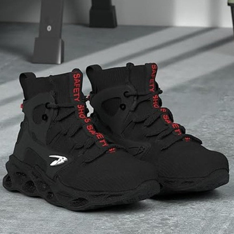 Steel Toe Work Shoes, Unisex, Lightweight Safety Boots, Men 8 / Women 9.5