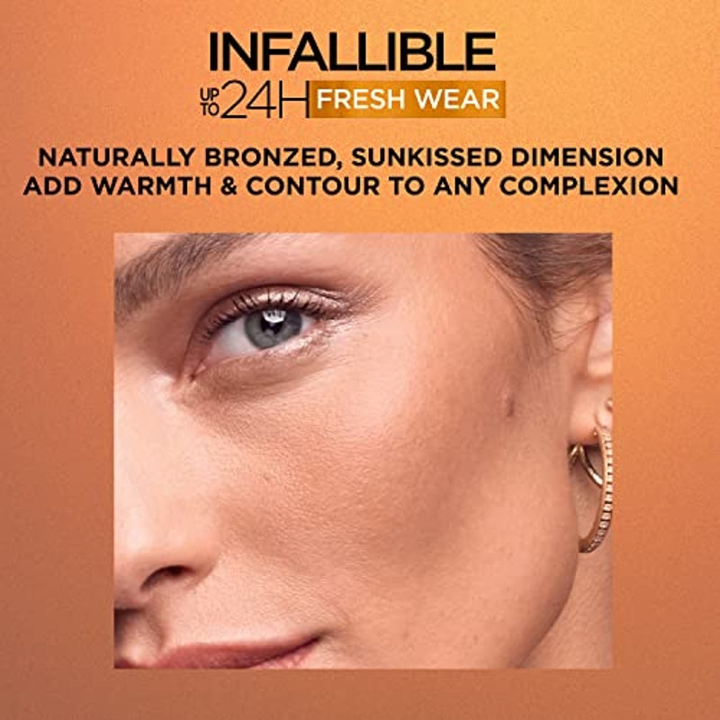 L'Oréal Paris Infallible Soft Matte Bronzer – Fair Pale, Waterproof 24HR Wear