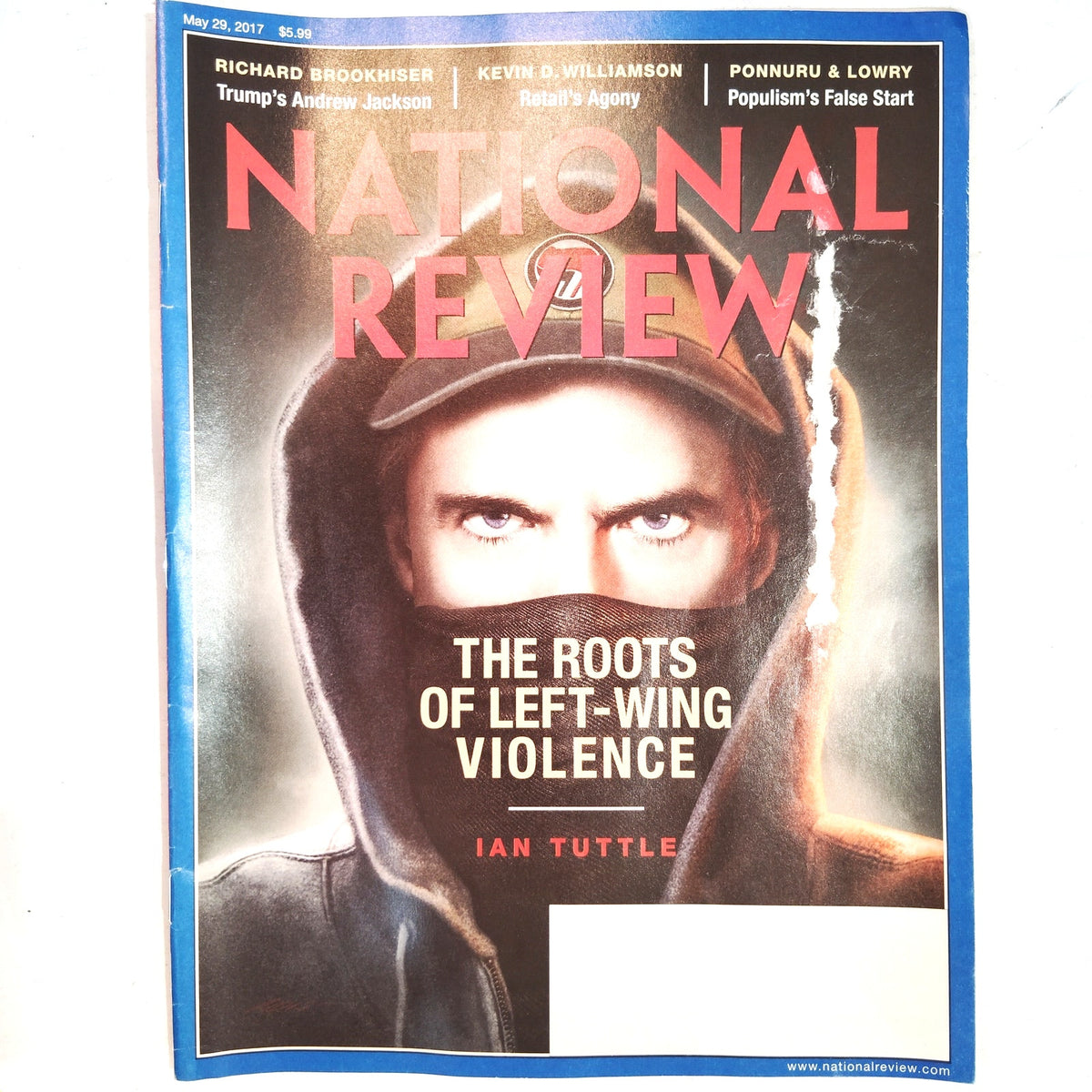 National Review May 29 2017 Roots of Left-Wing Violence Antifa Magazine