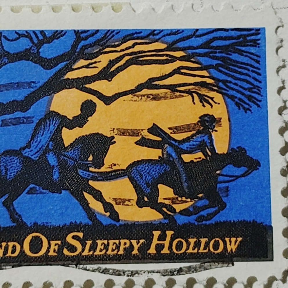 1974 Scott No. 1549 – 10¢ The Legend of Sleepy Hollow – Used – Folklore Series