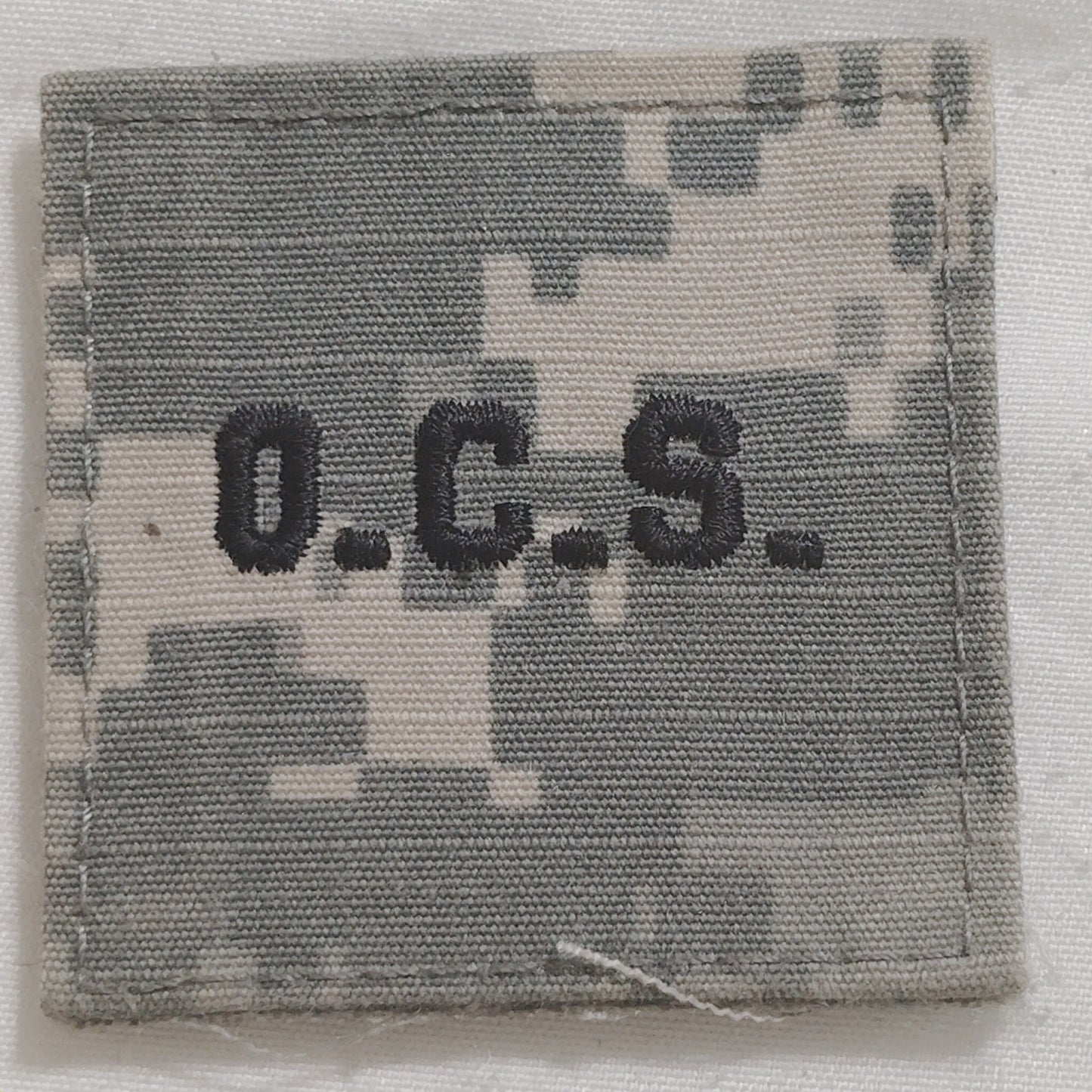 U.S. Army Officer Candidate School (OCS) Patch ACU Digital, 2"×2" Hook(-N-Loop)