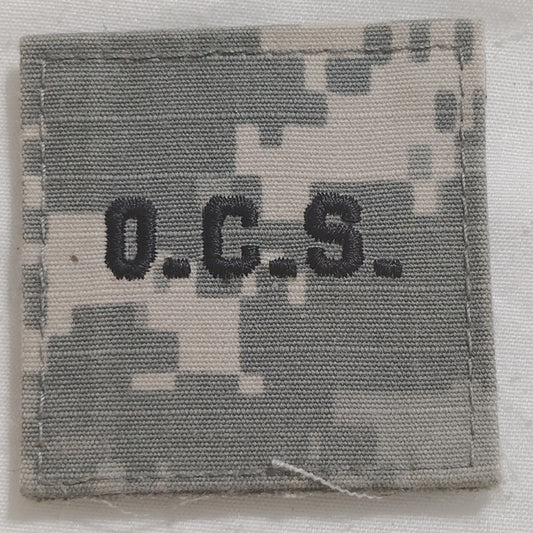 U.S. Army Officer Candidate School (OCS) Patch ACU Digital, 2"×2" Hook(-N-Loop)