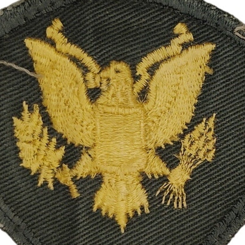 Vintage 50-70's Era US Army Specialist Rank Patch 3" × 2‑3/4" Vintage Sew‑On