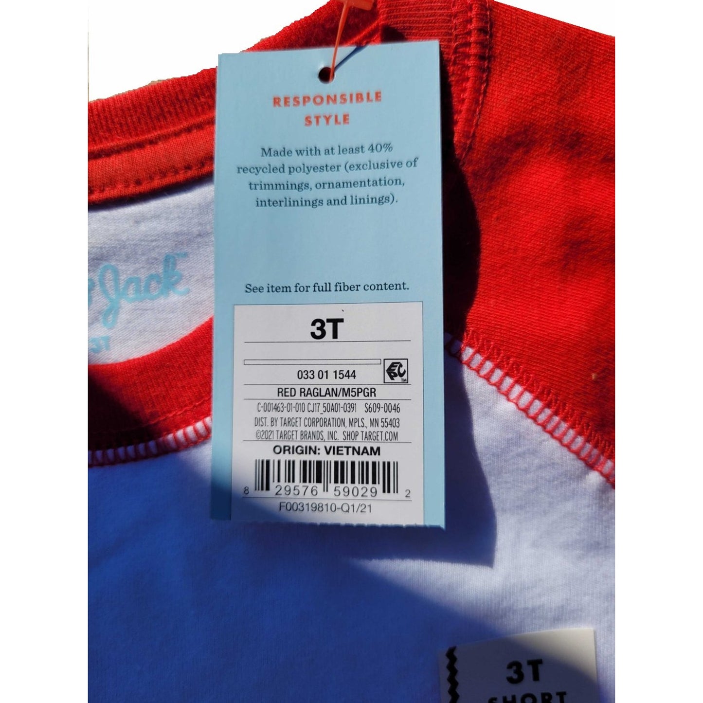 Two (2) Toddler 3T Boys' Crew Neck Short Sleeve T-Shirts - Wowzer Red