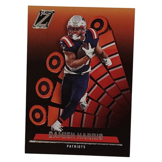 Damien Harris, New England Patriots, NFL 2022 Panini-Zenith Card 10, EX/NM