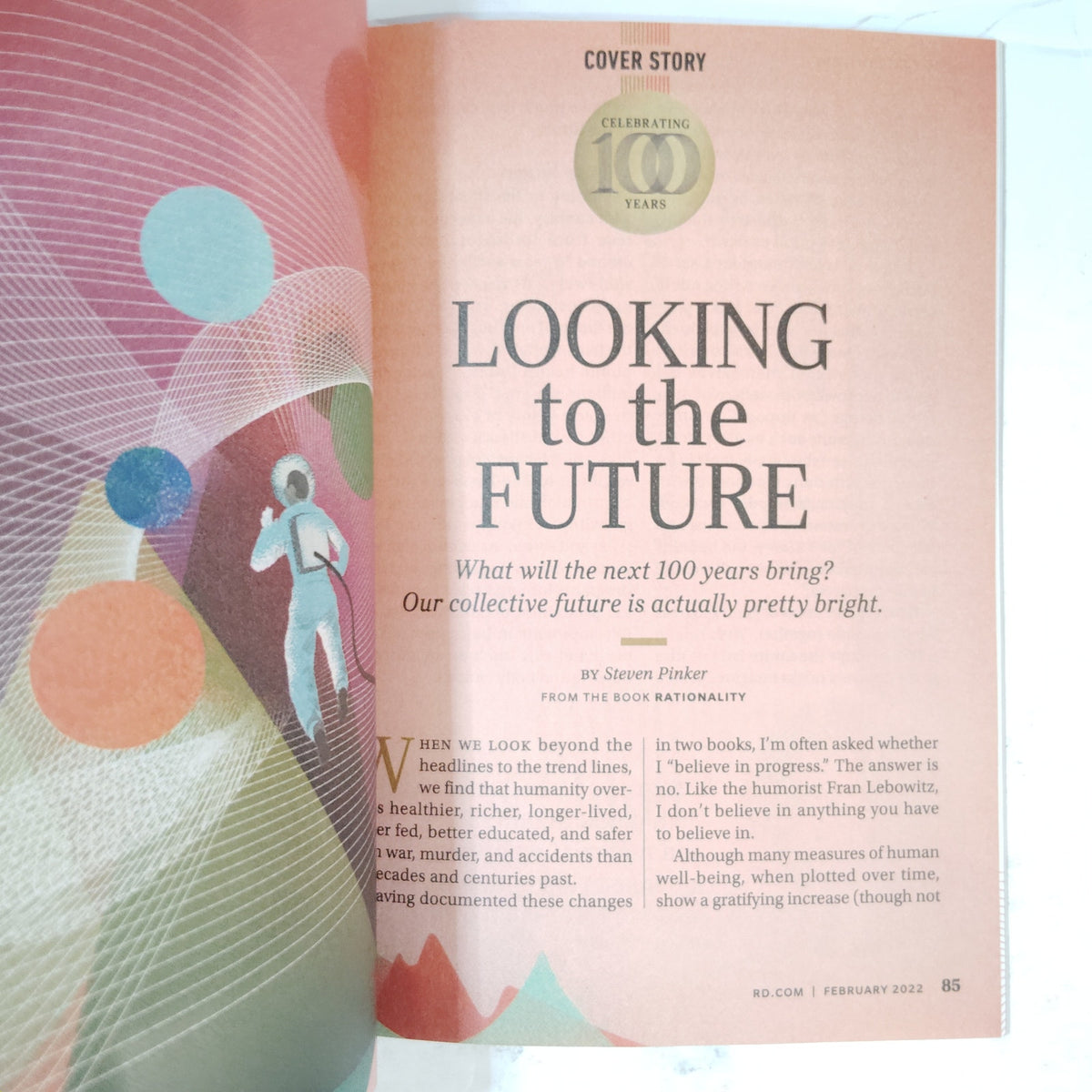 Reader's Digest February 2022 100th Anniversary Issue Centennial Magazine
