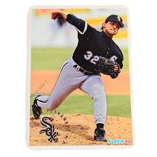 Alex Fernandez, Chicago White Sox, #80,  1994 Fleer Baseball Collector's Card
