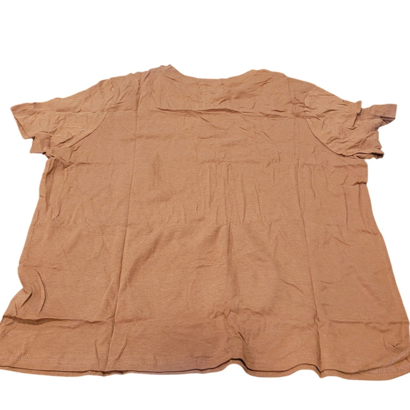 Women’s Short Sleeve T‑Shirt – A New Day – Light Brown – Large