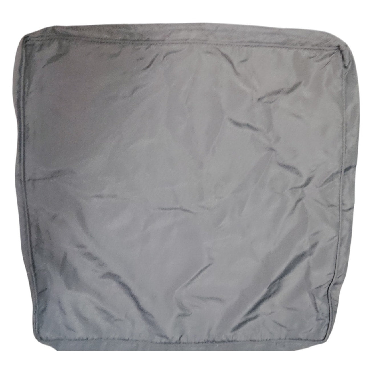 Chair Cushion Slipcover Set, Gray, Seat: 24.5"W × 25.5"L | Back: 26.5" W × 17" H