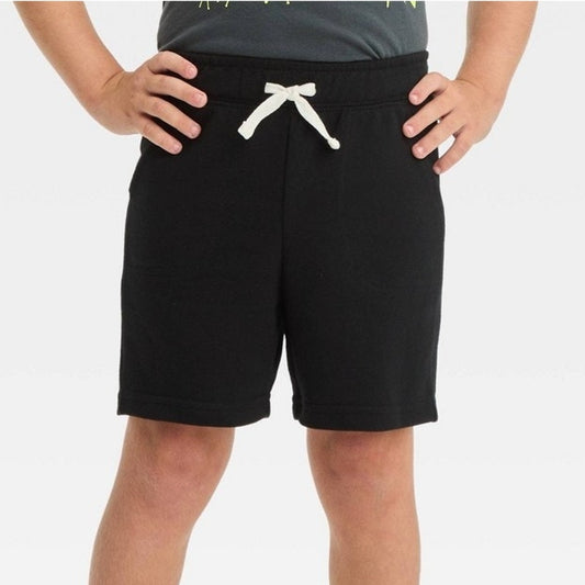 Toddler Boys’ Pull‑On Above‑Knee Shorts – Cat & Jack Black 2T
