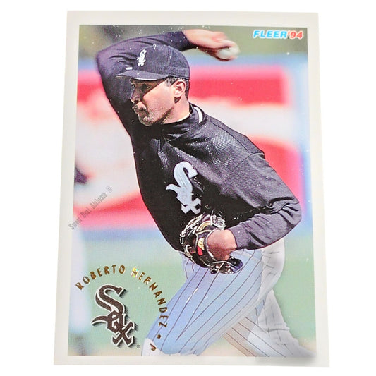 Roberto Hernandez, Chicago White Sox, #83,  1994 Fleer Baseball Collector's Card